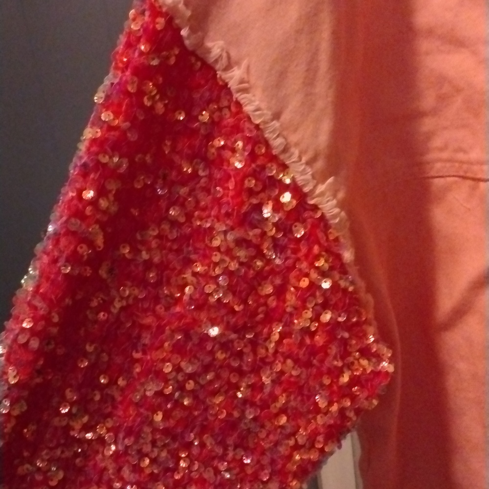 Gorgeous Pink Sequin Long Sleeve Shirt - Picture 8 of 11
